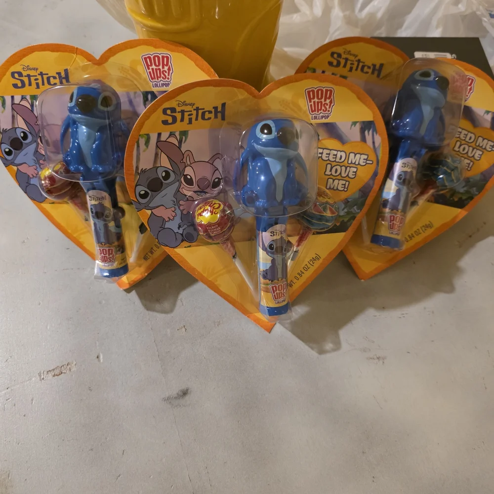 Disney Stitch Blue Pop Ups Candy Holder